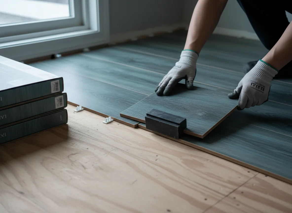 Luxury Vinyl Plank Installation company in Donahue, IA